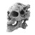 3D Skull Model Vinyl Car Decal Sticker – Waterproof & UV-Resistant 8"