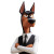 Doberman Godfather Vinyl Car Decal Sticker – Waterproof & UV-Resistant 8"