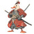Duck Samurai Avatar Vinyl Car Decal Sticker – Waterproof & UV-Resistant 8"