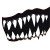 Row Of Fangs Vinyl Car Decal Sticker – Waterproof & UV-Resistant 8"
