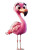 Pink Flamingo Character Vinyl Car Decal Sticker – Waterproof & UV-Resistant 8"