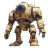Bulbus War Mech Vinyl Car Decal Sticker – Waterproof & UV-Resistant 8"
