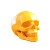Golden Low-Poly Skull Vinyl Car Decal Sticker – Waterproof & UV-Resistant 8"