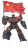 Optimus Prime Flag Vinyl Car Decal Sticker – Waterproof & UV-Resistant 8"