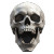 Realistic Skull Front Vinyl Car Decal Sticker – Waterproof & UV-Resistant 8"