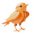 Mechanical Bird Toy Vinyl Car Decal Sticker – Waterproof & UV-Resistant 8"