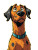 Comical Dog Vinyl Car Decal Sticker – Waterproof & UV-Resistant 8"
