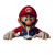 Mario Dripping Milk Vinyl Car Decal Sticker – Waterproof & UV-Resistant 8"