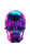 Neon Glowing Skull Vinyl Car Decal Sticker – Waterproof & UV-Resistant 8"
