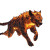 Fiery Hyena Vinyl Car Decal Sticker – Waterproof & UV-Resistant 8"