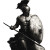Spartan Warrior V108 Vinyl Car Decal Sticker – Waterproof & UV-Resistant 8"
