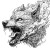 Burning Zombie Wolf Vinyl Car Decal Sticker – Waterproof & UV-Resistant 8"