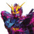 Cyberpunk Crystal Gundam Vinyl Car Decal Sticker – Waterproof & UV-Resistant 8"
