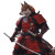 Samurai Dog Hero Vinyl Car Decal Sticker – Waterproof & UV-Resistant 8"