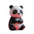 Panda Glue Toy Vinyl Car Decal Sticker – Waterproof & UV-Resistant 8"
