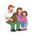 Family Guy Scene Vinyl Car Decal Sticker – Waterproof & UV-Resistant 8"
