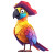 Pirate Parrot Vinyl Car Decal Sticker – Waterproof & UV-Resistant 8"