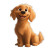 Sparky Golden Retriever Vinyl Car Decal Sticker – Waterproof & UV-Resistant 8"