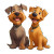 Disney Terriers Duo Vinyl Car Decal Sticker – Waterproof & UV-Resistant 8"