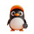 Penguin With Cap Vinyl Car Decal Sticker – Waterproof & UV-Resistant 8"