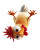 Silly Upside-Down Chicken Vinyl Car Decal Sticker – Waterproof & UV-Resistant 8"