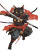 Samurai Cat Warrior V4 Vinyl Car Decal Sticker – Waterproof & UV-Resistant 8"