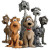 Scruffy Shaggy Dogs Vinyl Car Decal Sticker – Waterproof & UV-Resistant 8"