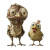 Sad Vs Happy Chicken Vinyl Car Decal Sticker – Waterproof & UV-Resistant 8"