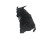 Ghost Black Dog Vinyl Car Decal Sticker – Waterproof & UV-Resistant 8"