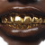 Gold Grill Teeth V2 Vinyl Car Decal Sticker – Waterproof & UV-Resistant 8"
