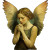 Seraphim Angel Art Vinyl Car Decal Sticker – Waterproof & UV-Resistant 8"