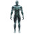 Sci-Fi Body Scan Vinyl Car Decal Sticker – Waterproof & UV-Resistant 8"