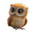 Happy Little Owl Vinyl Car Decal Sticker – Waterproof & UV-Resistant 8"