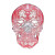 Red Skull X-Ray Vinyl Car Decal Sticker – Waterproof & UV-Resistant 8"