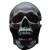 Menacing Skull Vinyl Car Decal Sticker – Waterproof & UV-Resistant 8"