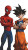Spiderman & Gohan Vinyl Car Decal Sticker – Waterproof & UV-Resistant 8"