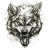 Angry Wolf Tattoo Vinyl Car Decal Sticker – Waterproof & UV-Resistant 8"