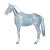 Horse X-Ray Vinyl Car Decal Sticker – Waterproof & UV-Resistant 8"