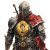 Dnd Armored Guard Vinyl Car Decal Sticker – Waterproof & UV-Resistant 8"