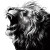 Roaring Lion Profile Vinyl Car Decal Sticker – Waterproof & UV-Resistant 8"