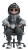 Stylish Boy Portrait Vinyl Car Decal Sticker – Waterproof & UV-Resistant 8"