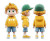Cute Boy Character V2 Vinyl Car Decal Sticker – Waterproof & UV-Resistant 8"