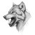 Wolf Tattoo Design V2 Vinyl Car Decal Sticker – Waterproof & UV-Resistant 8"