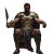 Agamemnon On Throne Vinyl Car Decal Sticker – Waterproof & UV-Resistant 8"