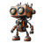 Quirky Steampunk Robot Vinyl Car Decal Sticker – Waterproof & UV-Resistant 8"