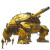Artillery Monster Turtle Vinyl Car Decal Sticker – Waterproof & UV-Resistant 8"