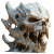 Huge Monster Skull Vinyl Car Decal Sticker – Waterproof & UV-Resistant 8"