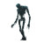 Slender Robot Monster Vinyl Car Decal Sticker – Waterproof & UV-Resistant 8"