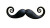 Dali'S Moustache Vinyl Car Decal Sticker – Waterproof & UV-Resistant 8"