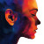 Vivid Vector Portrait Vinyl Car Decal Sticker – Waterproof & UV-Resistant 8"